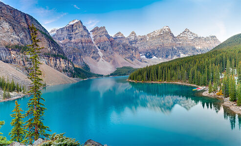 See in den kanadische Rocky Mountains - Osmo Terrassenhölzer aus Kanada