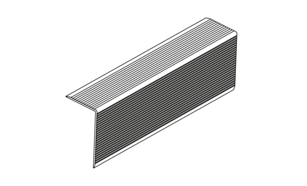 Osmo Zubehör für Multi-Deck BPC-Terrassen - Abschlussleiste Aluminium Schwarz