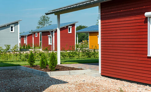 Osmo industrielle Holzbeschichtung - Anwendung Außenbereich – Beschichtungssysteme für Gartenhäuser und Carports
