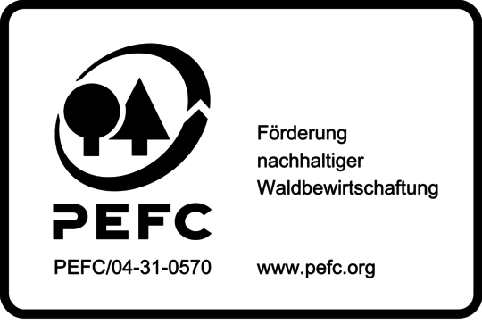 Osmo Massivholzdiele Kiefer mit PEFC-Zertifizierung