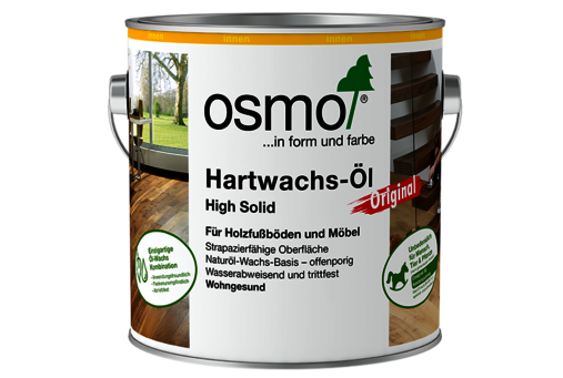 Osmo Hartwachs-Öl Original zur Behandlung beim Treppenbau