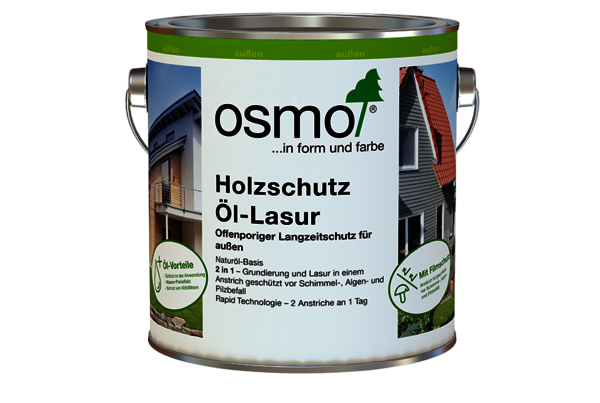 Osmo Holzschutz Öl-Lasur to protect your exterior timber cladding
