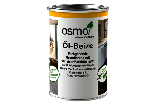 Osmo Öl-Beize zur Behandlung beim Treppenbau