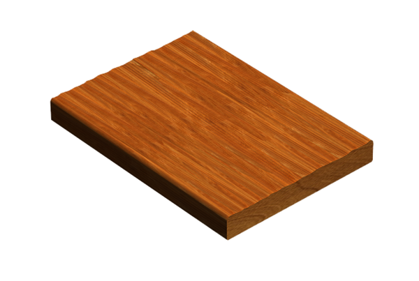 Osmo Holzterrassen - Garapa - Oberfläche geschroppt