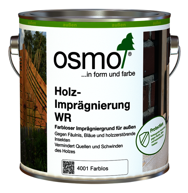 Osmo Holz-Imprägnierung WR – als Grundierung für ölbasierende Anstriche für die Fensterläden – Referenzen