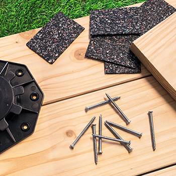 Osmo installation accessories and fixings for timber decking