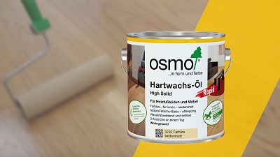Hartwachs-Öl Rapid – Application Video (German)
