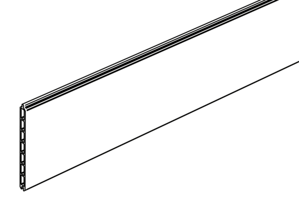 Osmo Sichtblende Flex-Fence - Einzelprofil ohne Zubehör 184 x 1,9 x 25,3 cm