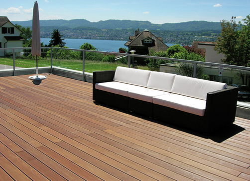 Holzterrasse Cumaru Slide