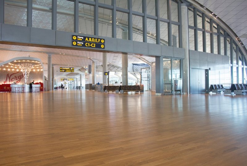 Flughafen Oslo - Norwegen