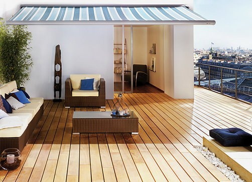 Holzterrasse Garapa Slide