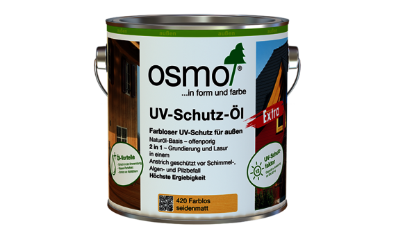 Osmo UV-Schutz-Öl wird für antike Möbel verwendet