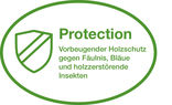 Protection - Vorbeugender Holzschutz gegen Fäulnis, Bläue und holzzerstörende Insekten