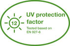 UV-Protected 12x - Tested according to EN 927-6