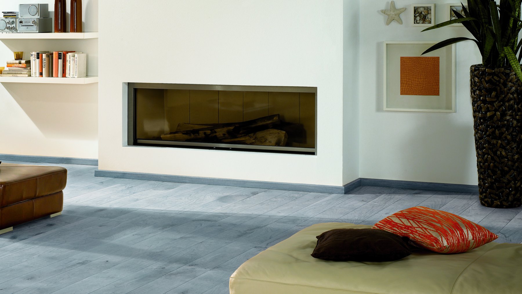 Fussbodenleisten in Trendfarbtönen