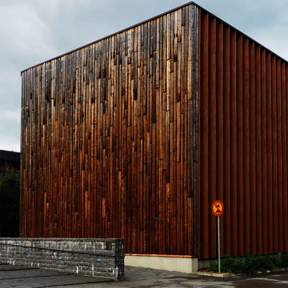 Beeindruckendes Metla-Haus in Finnland - Osmo Holzschutz-Öl-Lasur schützt die Verkleidung