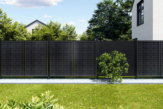 Osmo Sichtblende Solar-Fence - nachhaltig und energiesparend für Ihren Garten