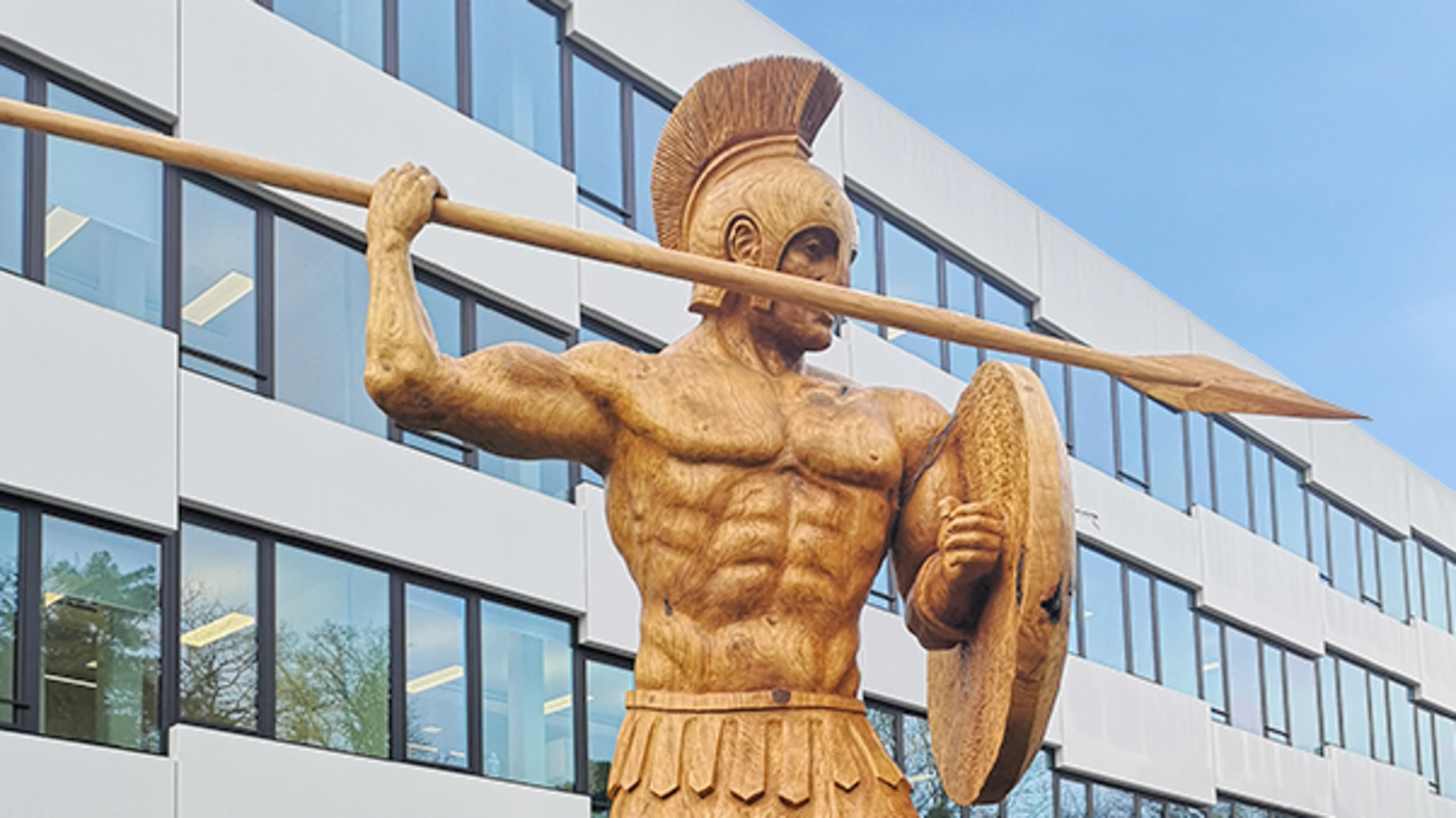 Die mit der Kettensäge schnitzt