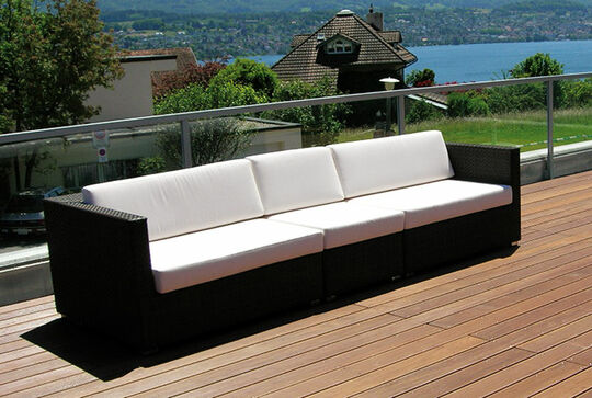 Osmo Cumaru wooden deck with lounge sofa 