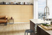Profilholz Innenbereich Fichte mit Veredelung Osmo in der Küche