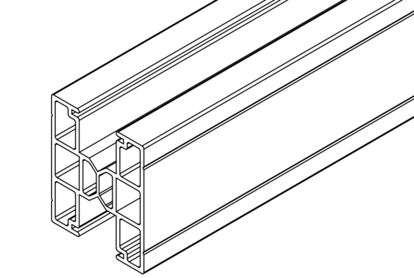 Osmo Sichtblende Alu-Fence Forsdal - das H-Rahmenprofil