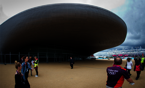 Osmo Referenz - Schwimmhalle für die 2012 Olympischen Spiele in London trägt Anstrich von Osmo