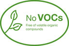 No VOCs – Free of volatile organic compounds