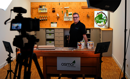 The Osmo YouTube channel supports users and craftspeople with tips and advice about the products
