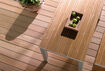 Grooved deck boards made of Bangkirai wood from Osmo 