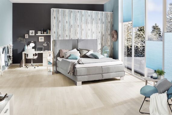 Warm in winter with Osmo solid wood flooring and underfloor heating