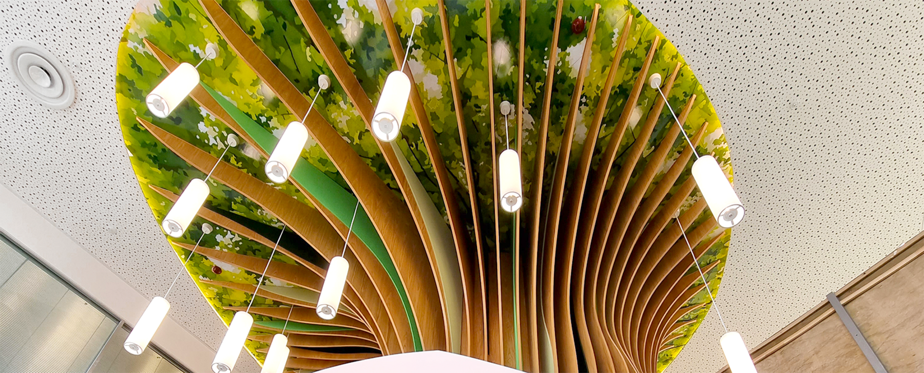 Verspielte Handarbeit im Kinderkrankenhaus