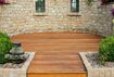 De-grey wooden decking