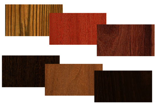 Die Holzarten Garapa, Ipe, Thermoholz Esche, Kiefer KDI grün, Bangkirai, Cumaru sind kombinierbar mit Osmo CEWO-Deck.