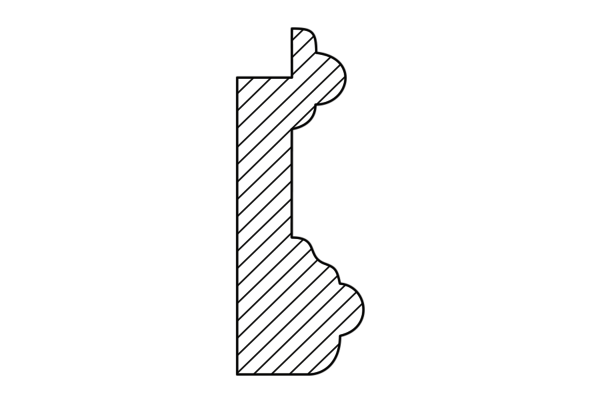 Osmo Bastelleisten - Bilderleisten 21 x 57 mm