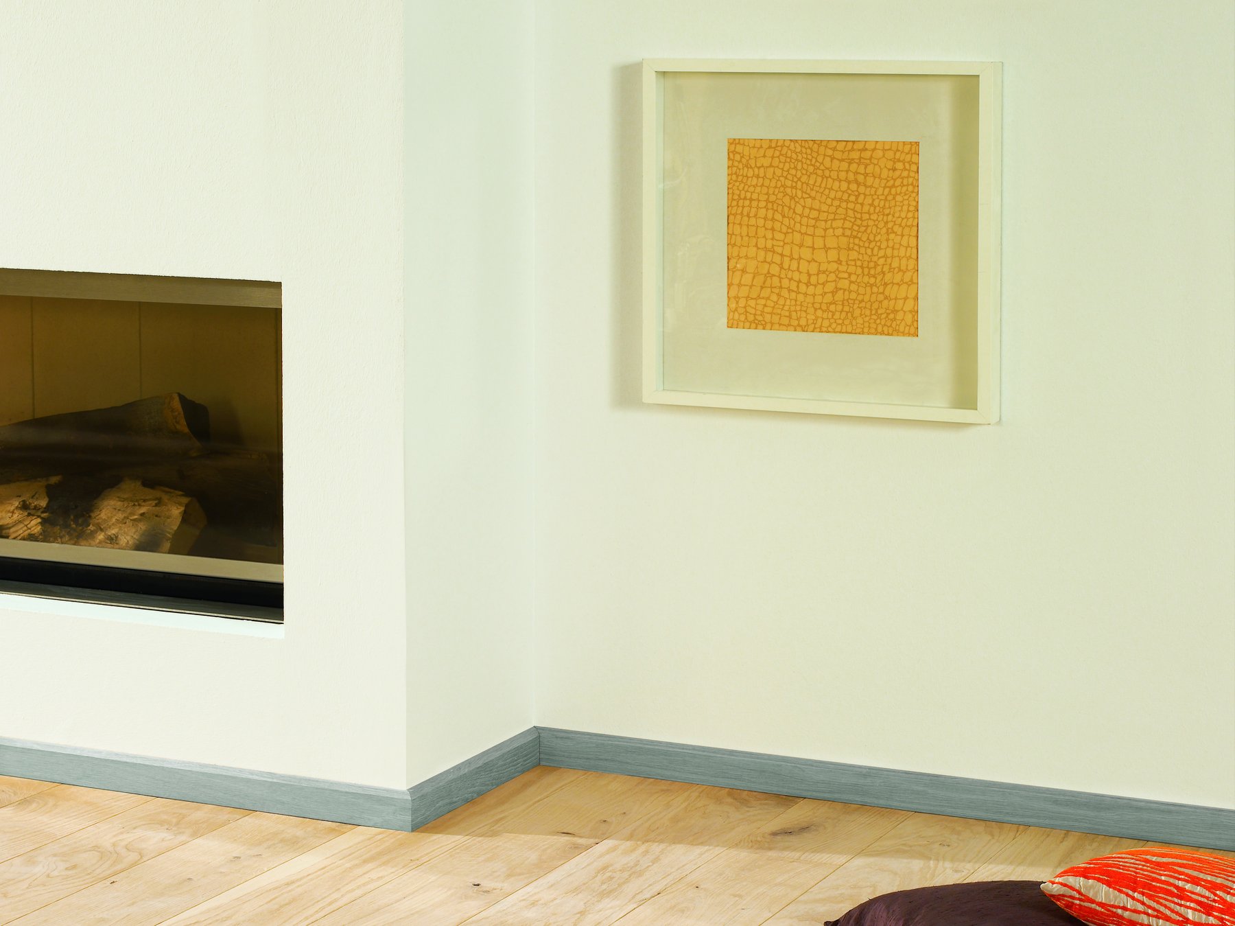 Fussbodenleisten in Trendfarbtönen