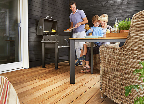 Holzterrasse Garapa Slide