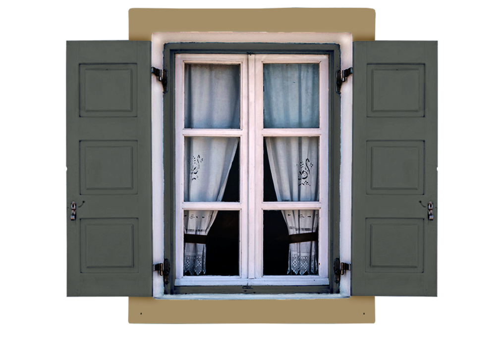 Osmo Garten- und Fassadenfarbe für Fensterläden in Verkehrsgrau bietet einen neutralen Farbton für jede Fassade.
