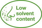 Low solvent content
