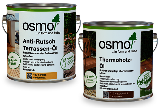Osmo Thermally treated timber is an excellent basis for long-lasting, beautiful garden decks.