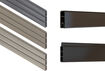 Osmo privacy screen Multi-Fence Cube – in colours Greystone, Brown and Lightbrown - Start and end profiles.