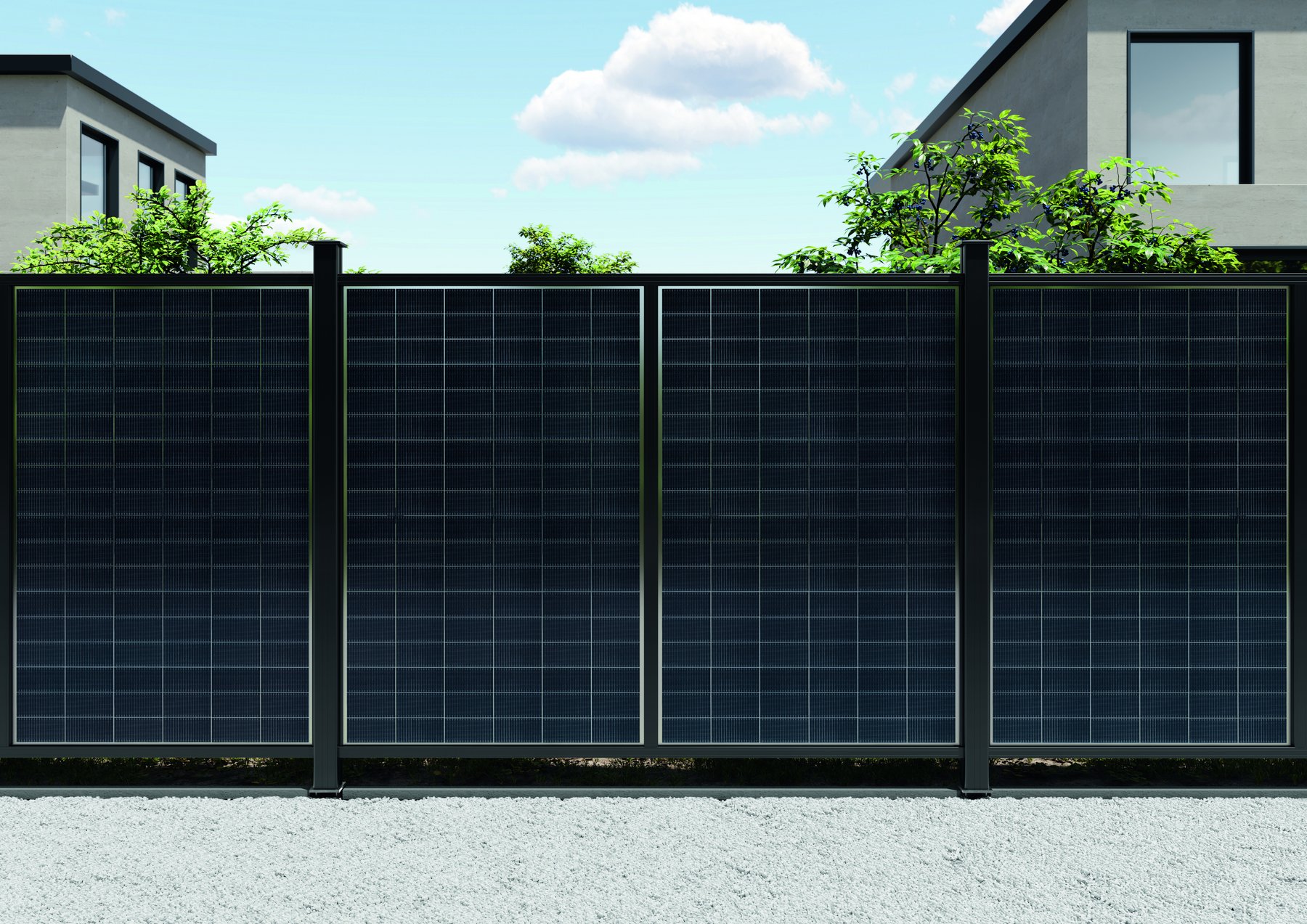 Sichtblende Solar-Fence
