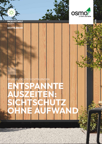 Beilage - Pflegeleichte Sichtblenden