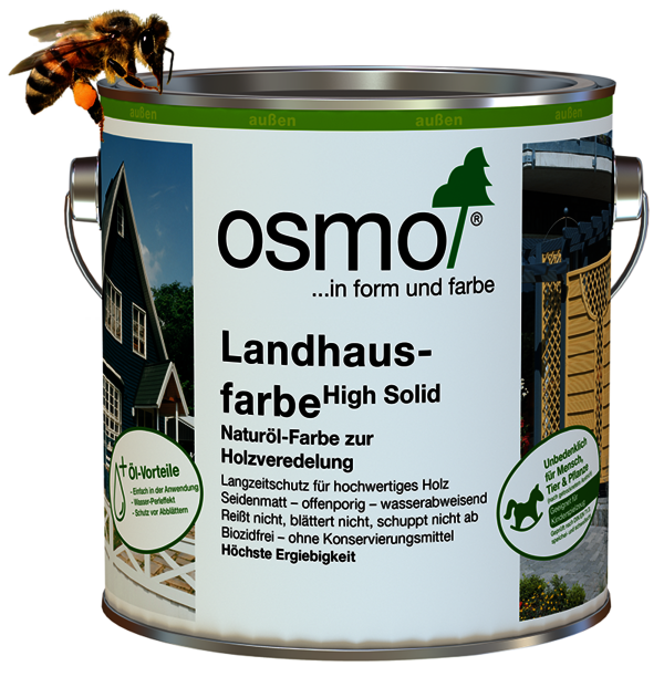 Insektenfreundliche Holzanstriche von Osmo - Landhausfarbe