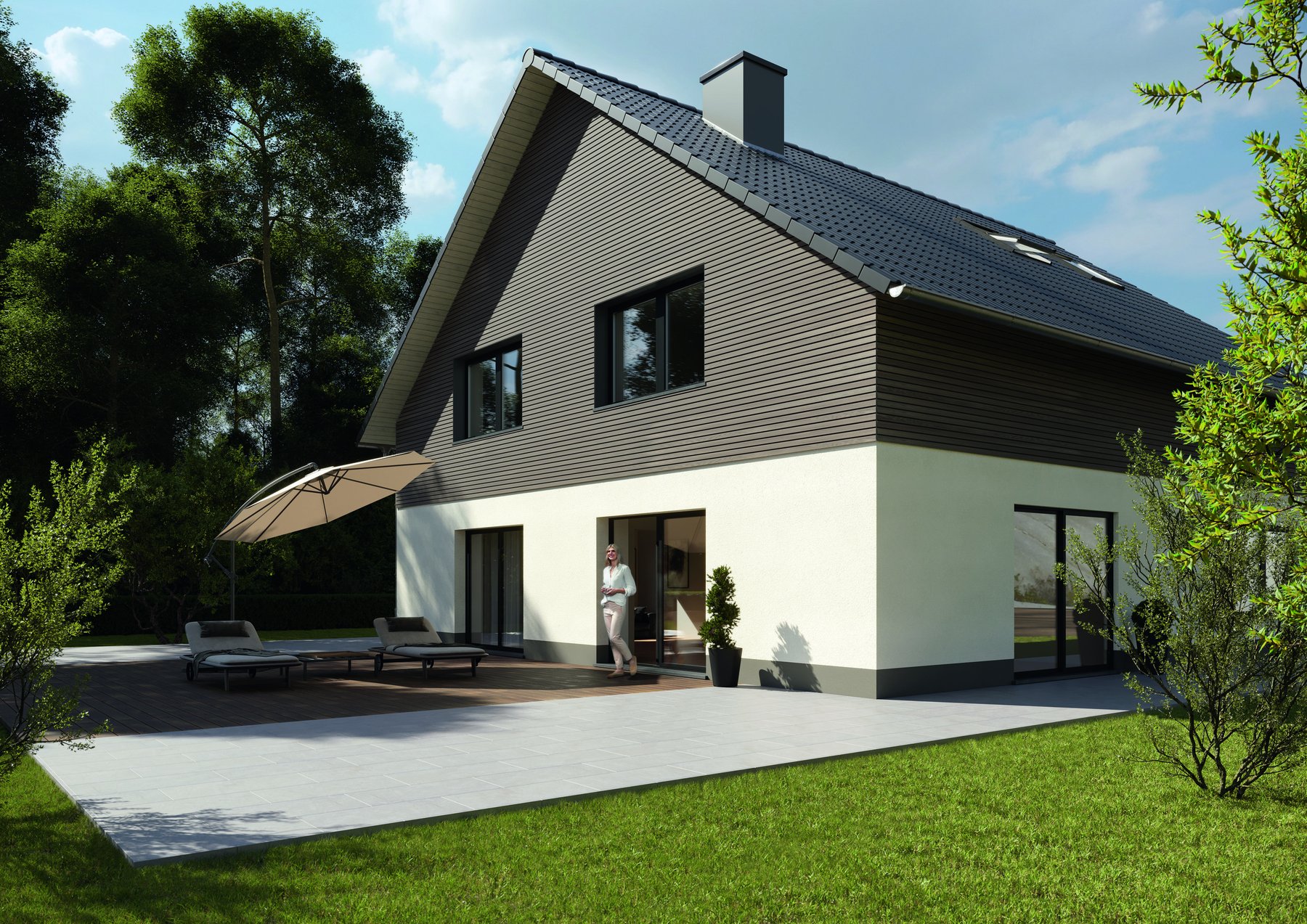 Rautenprofile Black Stripe