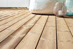 Osmo Thermowood Pine decking with a brushed surface