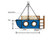 Osmo DIY project sailboat loft bed drawing