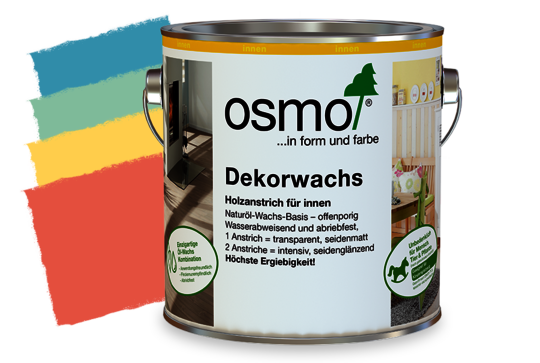 Osmo Dekorwachs for upcycling furniture - keeping what you have for a long time is sustainable.