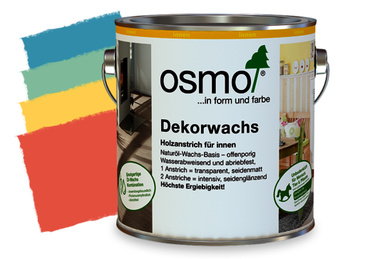 Osmo Dekorwachs für das Upcycling Ihrer Möbel - lange erhalten, was man hat ist Nachhaltig.