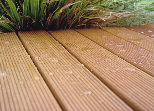 Holzterrasse Bangkirai Slide