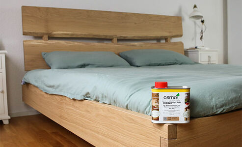 Osmo News – TopOil ist für Möbel und andere Holzoberflächen verwendbar, wie Holzbetten und Küchenarbeitsplatten aus Holz